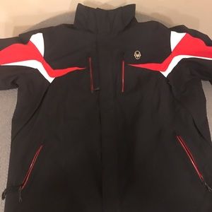 Spyder thinsulate xtl 20,000mm ski jacket.